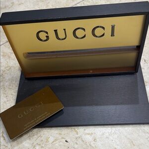 Authentic Gucci display sign or holder